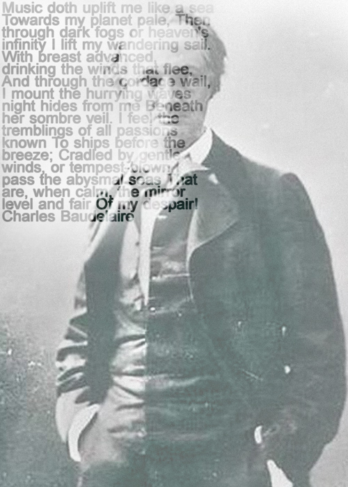 Charles Baudelaire, Text Portrait, Ralph Ueltzhoeffer (*1821)