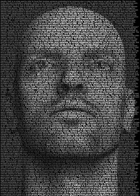 Identity - Textportrait - Ralph Ueltzhoeffer 2009